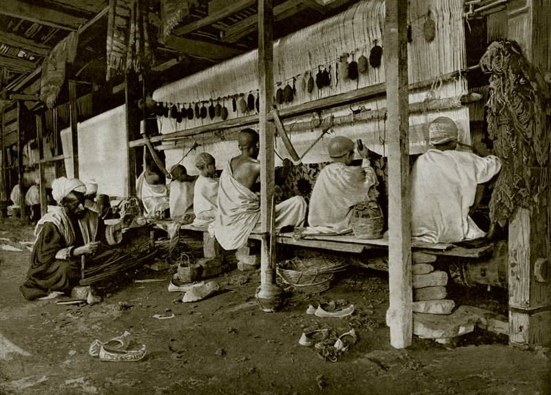 Teppichweben in Indien von English Photographer