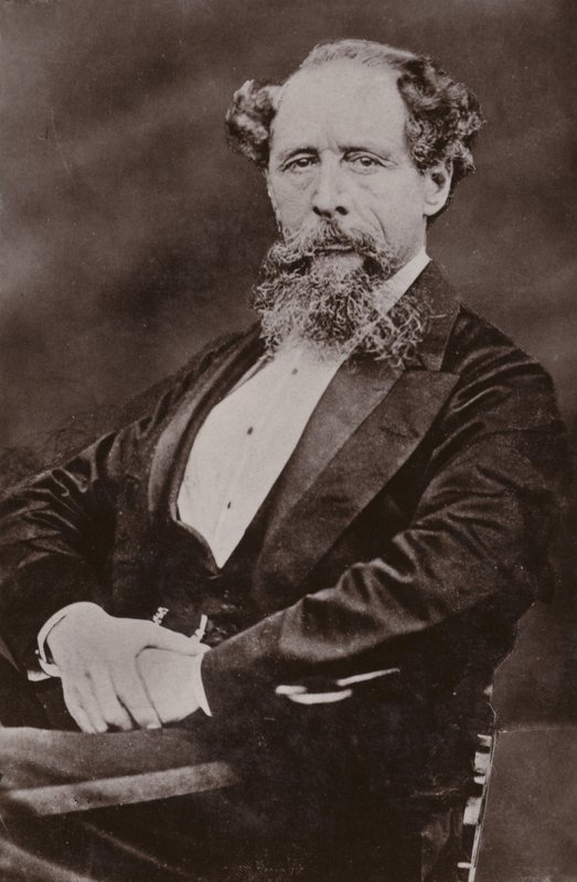 Charles Dickens (1812-1870), englischer Romanautor von English Photographer
