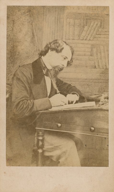 Charles Dickens von English Photographer