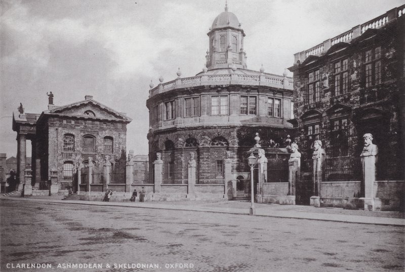 Clarendon, Ashmodean und Sheldonian, Oxford von English Photographer