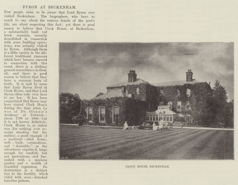 Clock House, Beckenham von English Photographer