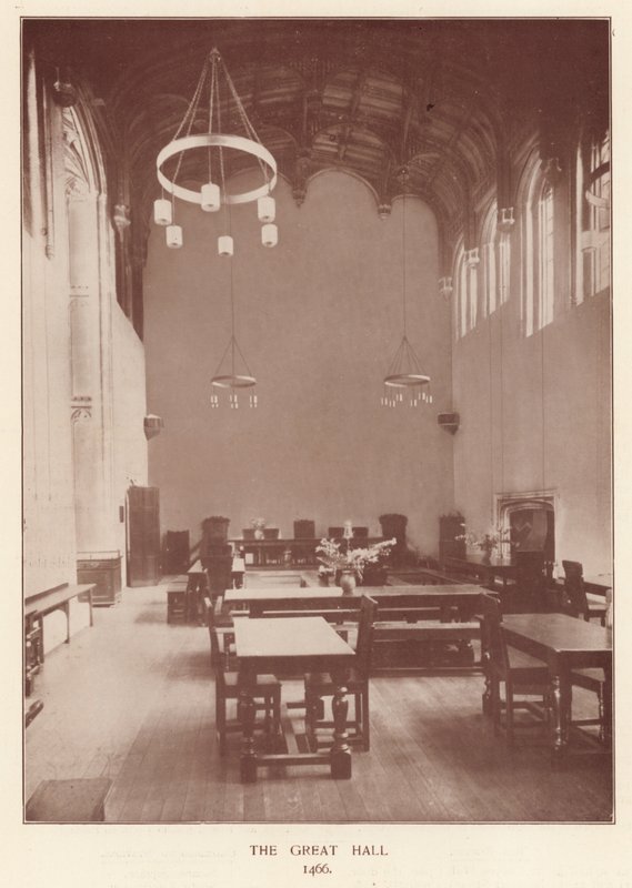 Crosby Hall, Cheyne Walk: Die Große Halle von English Photographer
