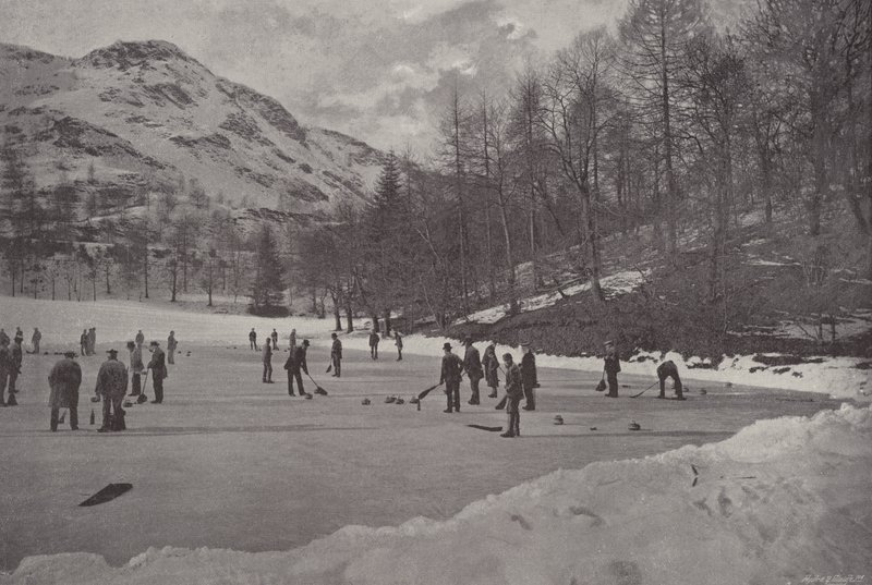 Curling in Birnam von English Photographer