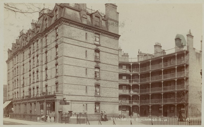 Ebury Buildings an der Pimlico Road von English Photographer