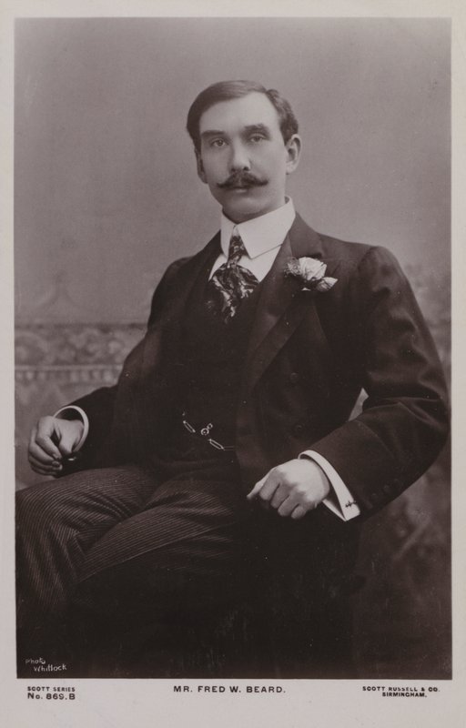 Fred W Beard, britischer Musiker von English Photographer
