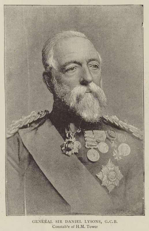 General Sir Daniel Lysons, GCB von English Photographer