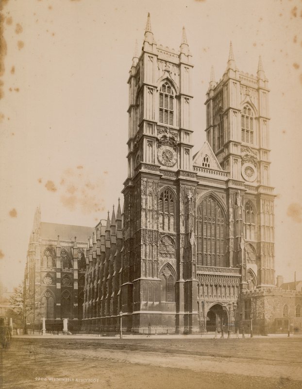 Allgemeine Ansicht der Westminster Abbey von English Photographer