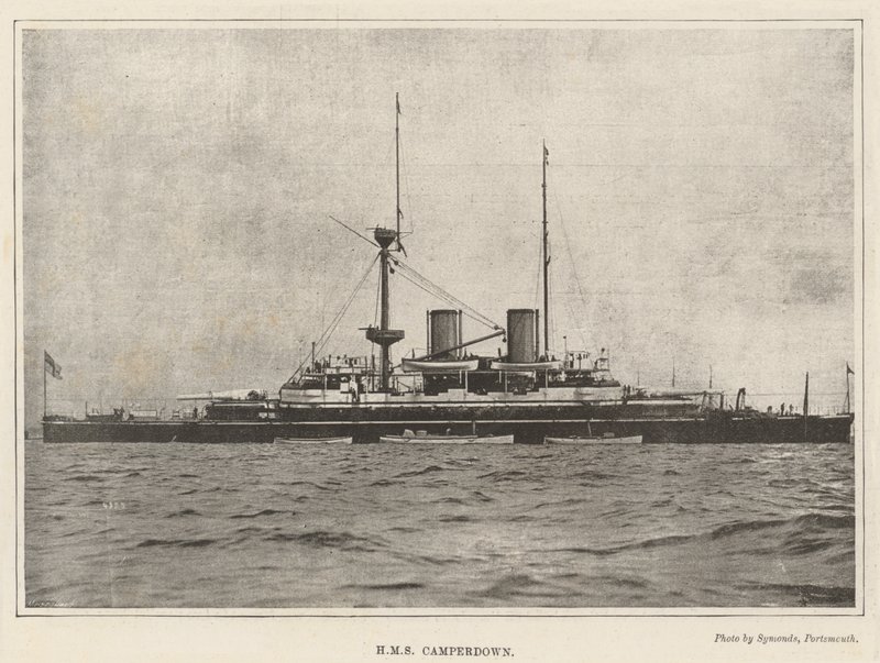 HMS Camperdown von English Photographer