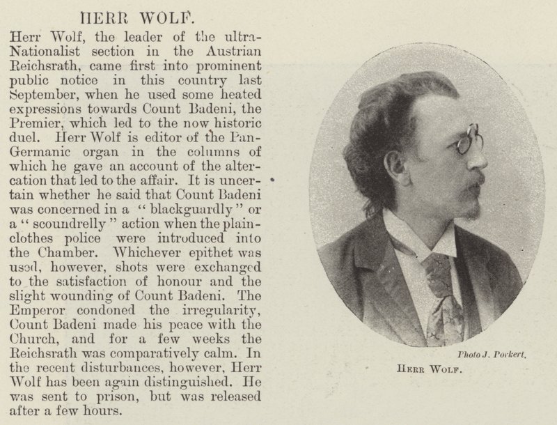 Herr Wolf von English Photographer
