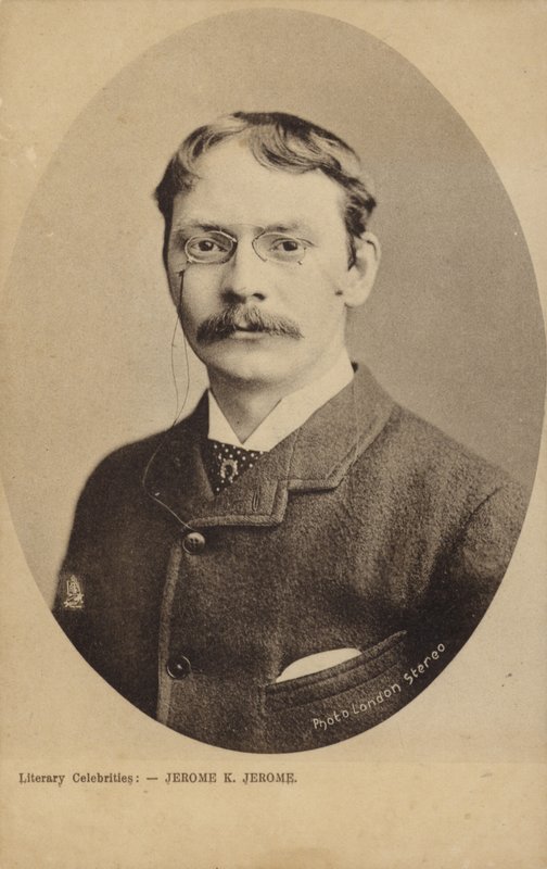 Jerome K Jerome (1859-1927), englischer Autor von English Photographer