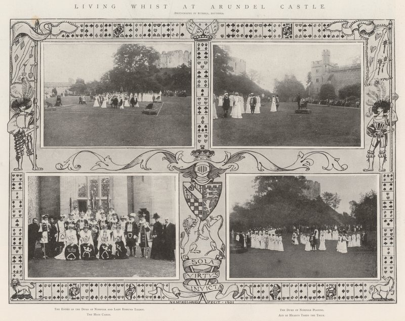 Lebendiges Whist im Arundel Castle von English Photographer