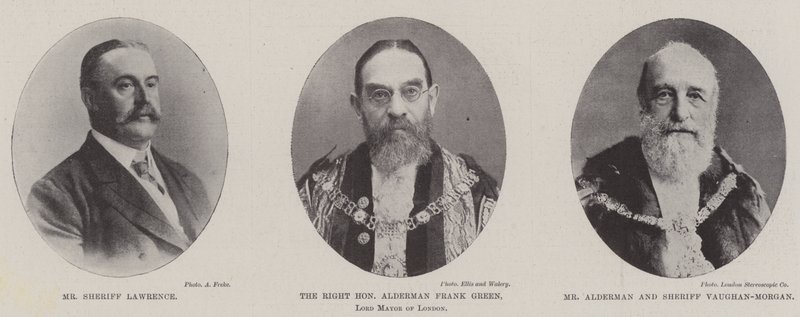 Lord Mayor und Sheriffs von English Photographer