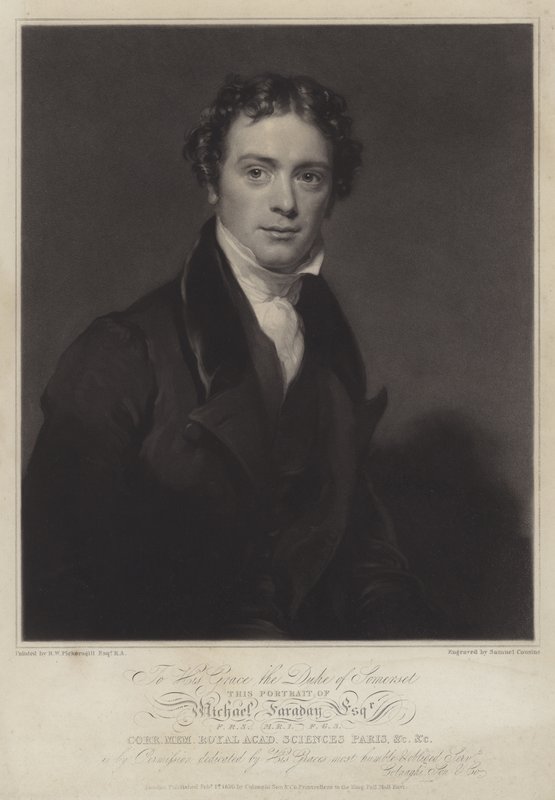 Michael Faraday, englischer Physiker und Chemiker von English Photographer