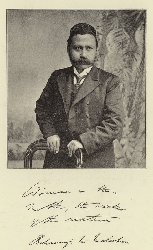 Herr B M Malabari von English Photographer