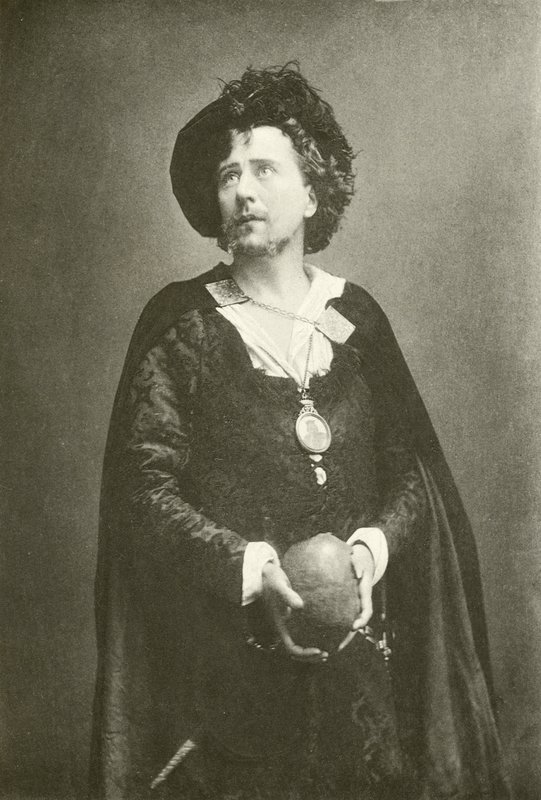 Mr Beerbohm Tree als Hamlet (Gravur) von English Photographer