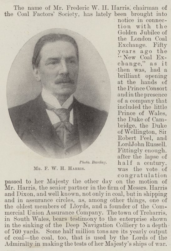 Mr. F. W. H. Harris von English Photographer