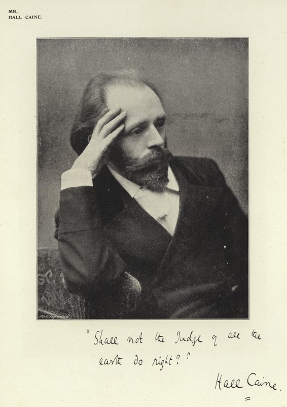 Herr Hall Caine von English Photographer