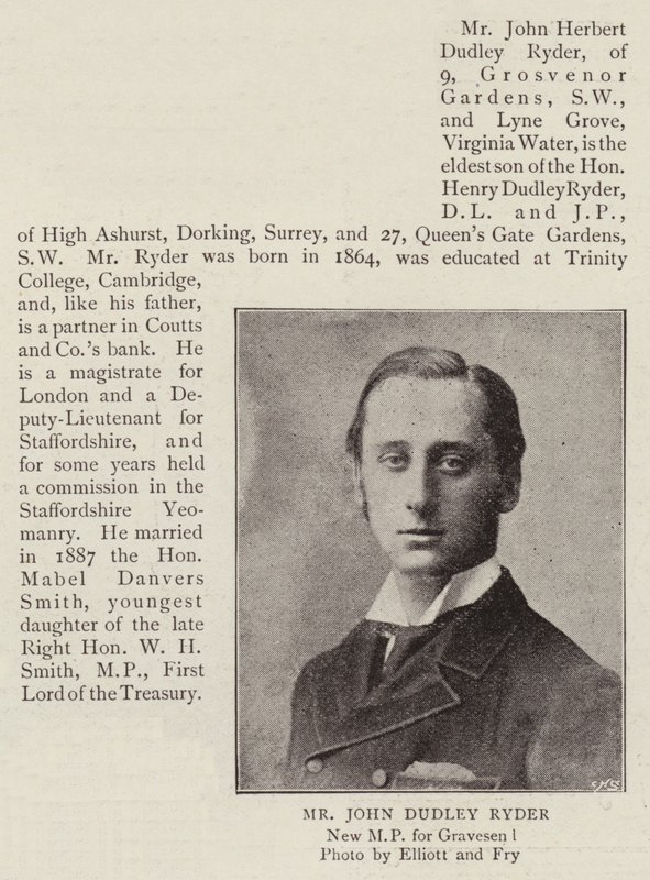 Herr John Dudley Ryder von English Photographer