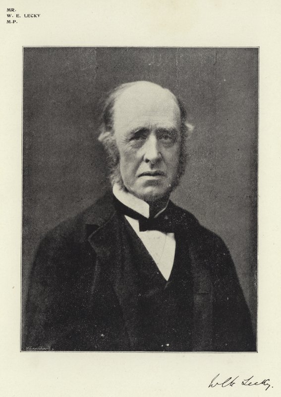 Herr W E Lecky, MP von English Photographer