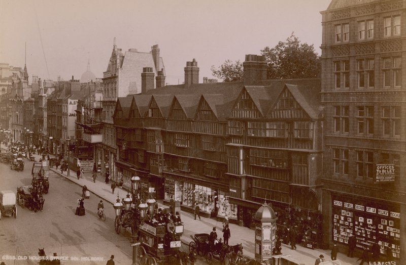 Alte Häuser, Staple Inn, Holborn von English Photographer