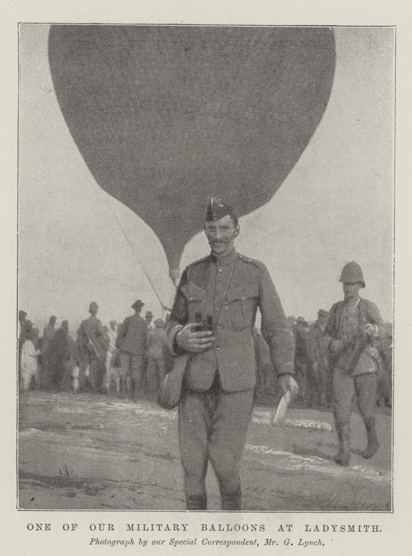 Einer unserer Militärballons in Ladysmith von English Photographer