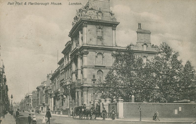 Pall Mall und Marlborough House von English Photographer