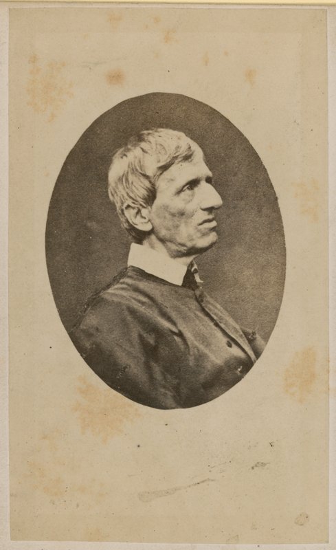 Porträt von John Henry Newman von English Photographer