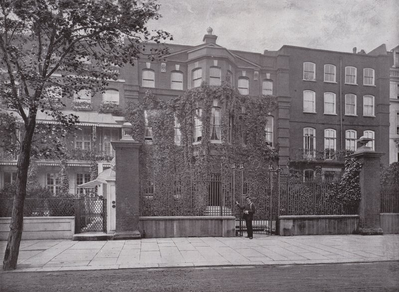 Rossettis Haus in Cheyne Walk, Chelsea von English Photographer