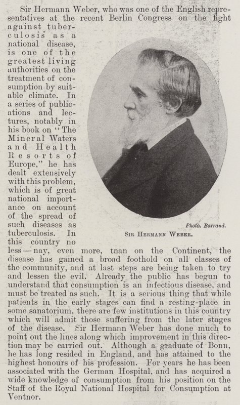 Sir Hermann Weber von English Photographer