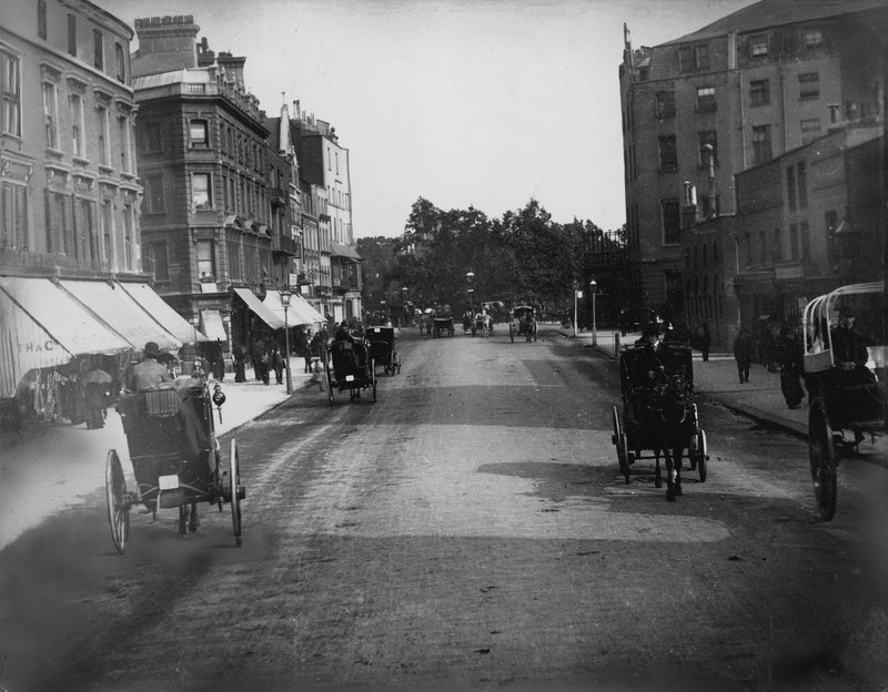Südliches Ende der Edgware Road, London von English Photographer