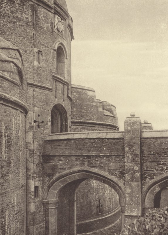 St Mawes Castle, das Tor von English Photographer