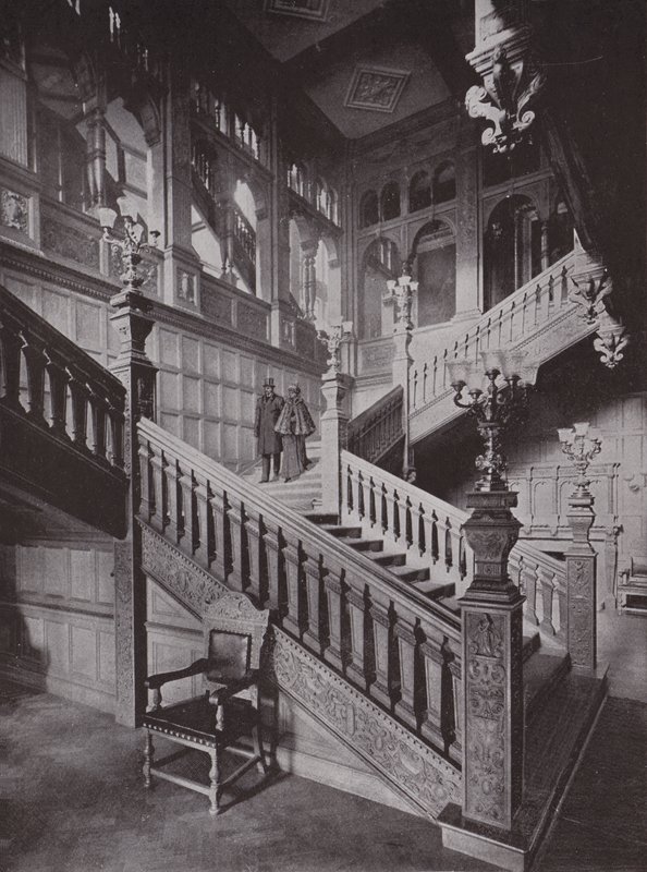 Treppe der Grocers Hall von English Photographer