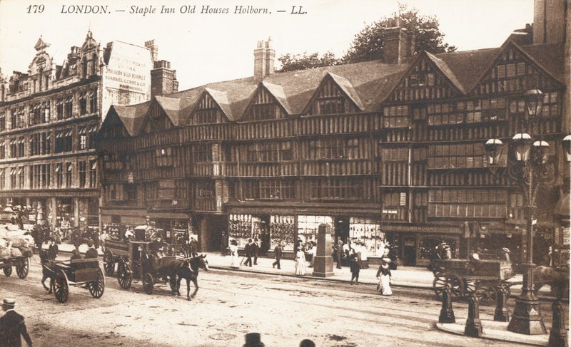 Staple Inn Alte Häuser in Holborn von English Photographer