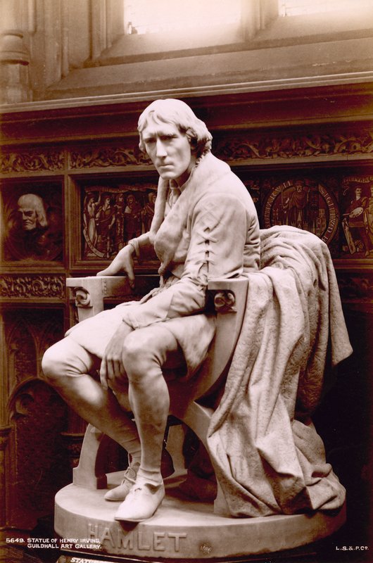 Statue von Henry Irving von English Photographer