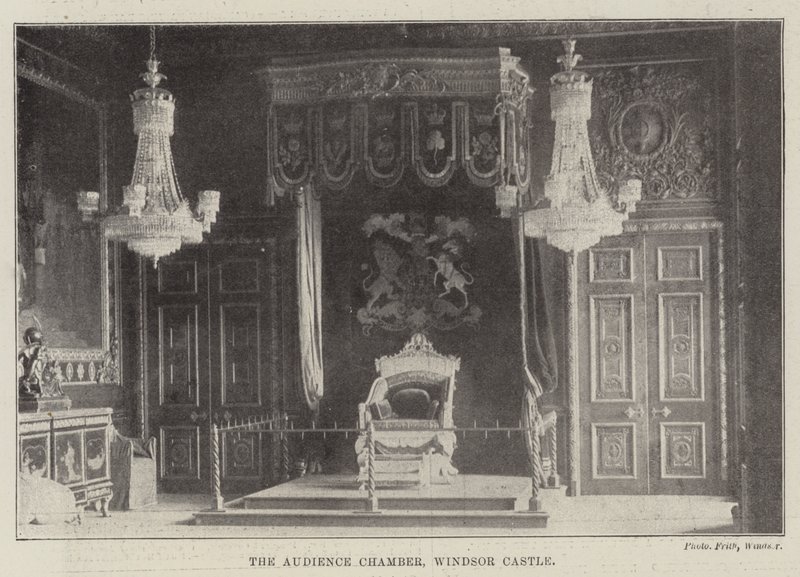Der Audienzsaal, Windsor Castle von English Photographer