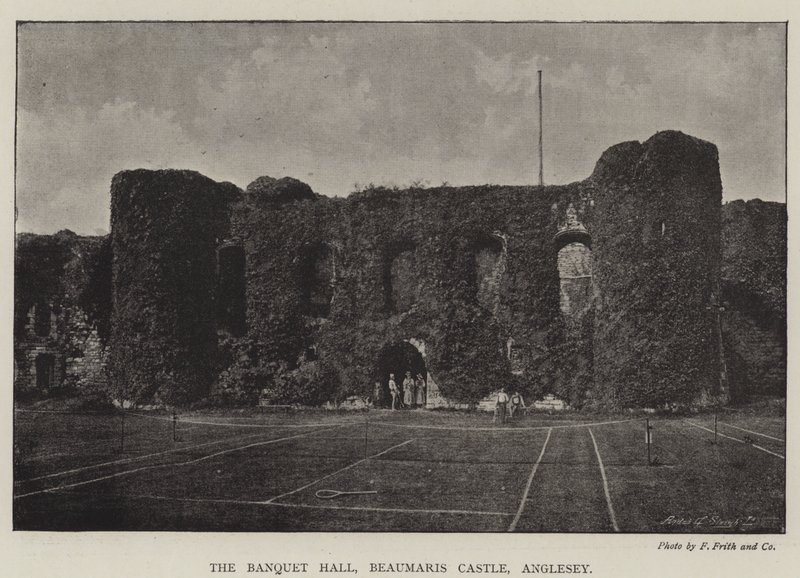 Der Bankettsaal, Beaumaris Castle, Anglesey von English Photographer