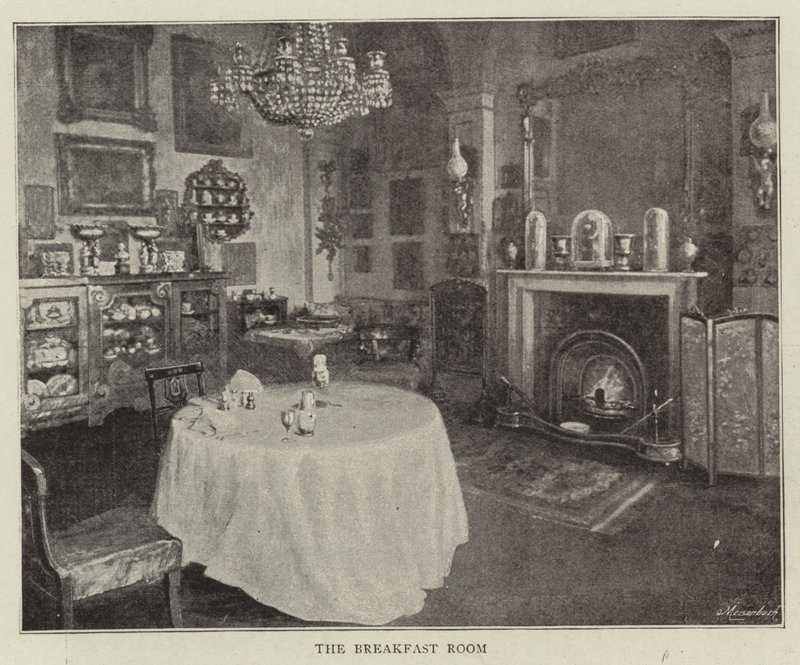 Das Frühstückszimmer von English Photographer