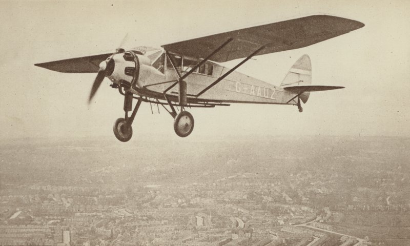 Die De Havilland "Hawk-Moth" von English Photographer