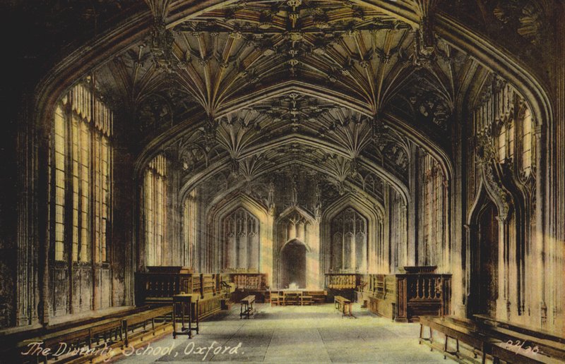 Die Divinity School, Oxford (Farbfoto) von English Photographer