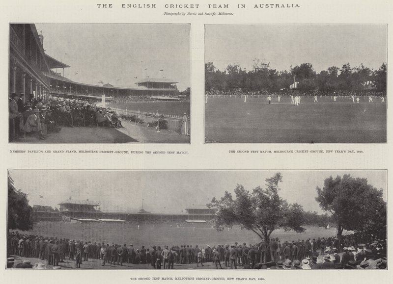 Das englische Cricket-Team in Australien von English Photographer