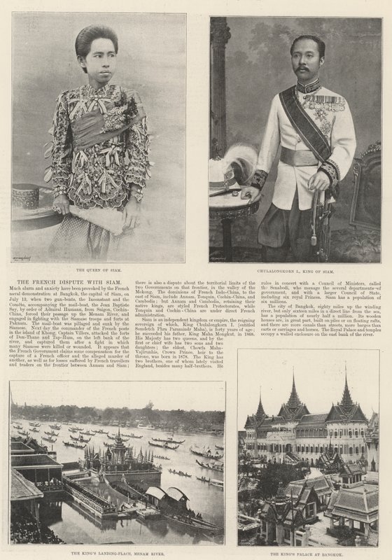 Der französische Streit mit Siam von English Photographer