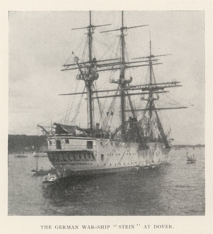 Das deutsche Kriegsschiff Stein in Dover von English Photographer