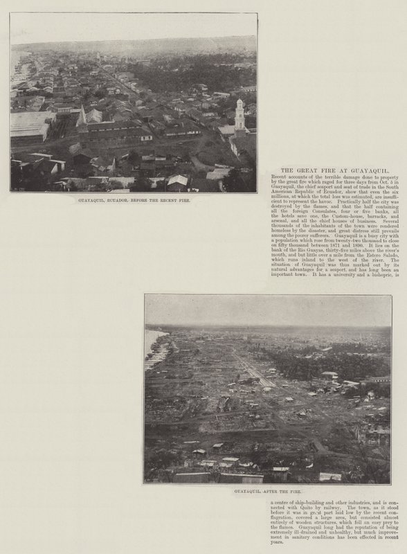 Das große Feuer in Guayaquil von English Photographer
