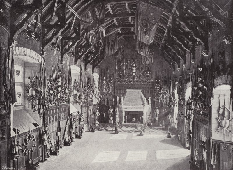 Die Große Halle, Edinburgh Castle von English Photographer