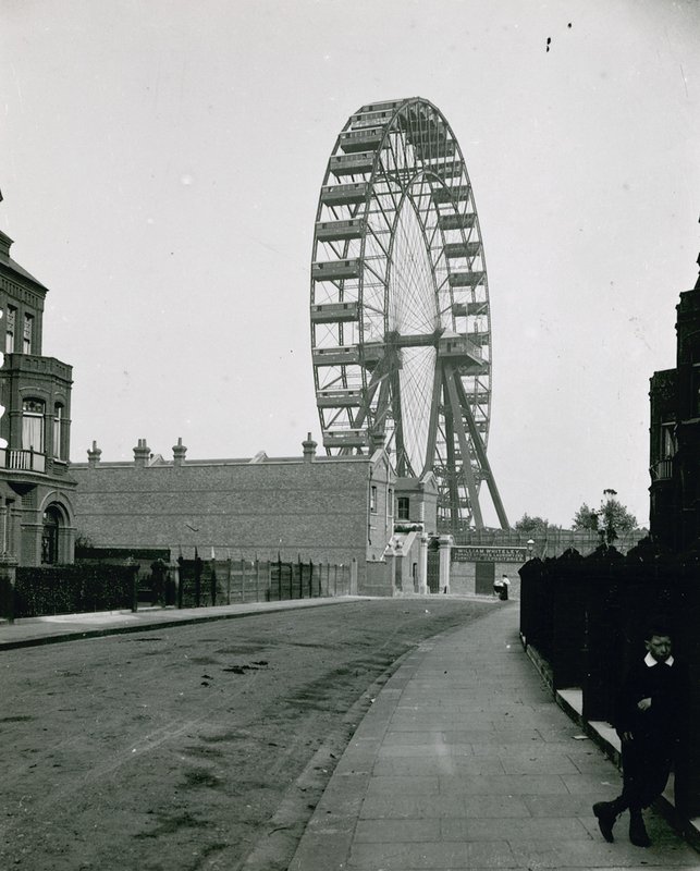 Das Große Rad, Earls Court; London von English Photographer