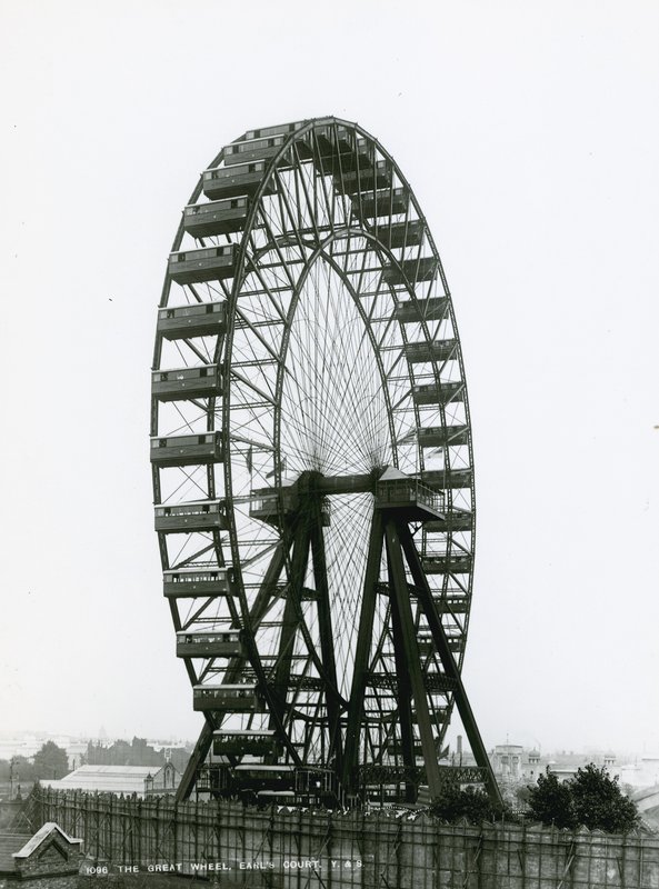 Das Große Rad in Earls Court, London von English Photographer