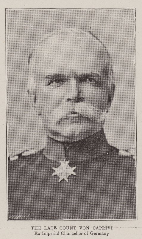 Der verstorbene Graf von Caprivi von English Photographer