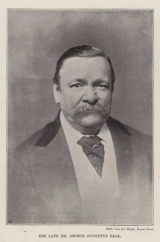 Der verstorbene Mr. George Augustus Sala von English Photographer