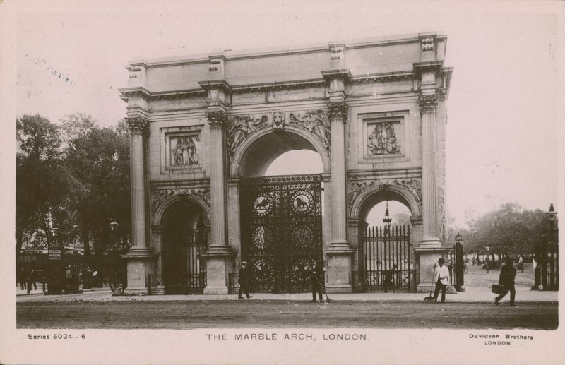 Der Marble Arch, London von English Photographer