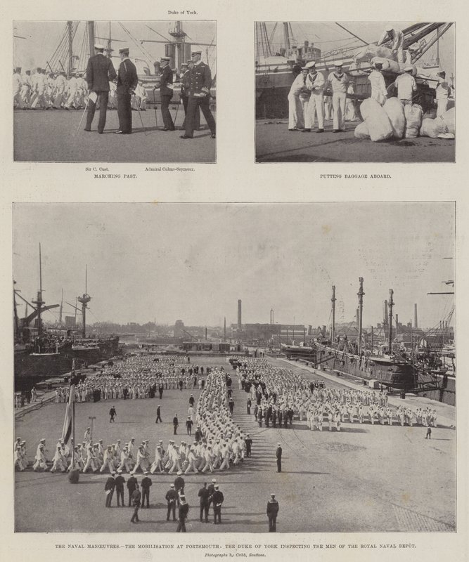 Die Marine-Manöver in Portsmouth von English Photographer